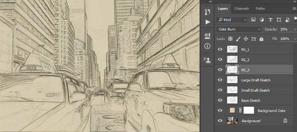 Photoshop Sketch Filter