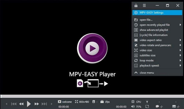 MPV Player SMPLayer Alternative