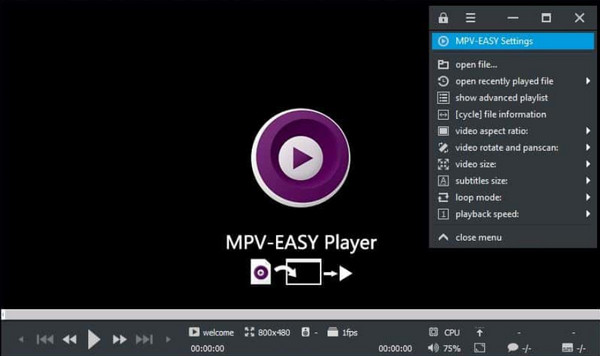 MPV Player SMPlayer alternatíva