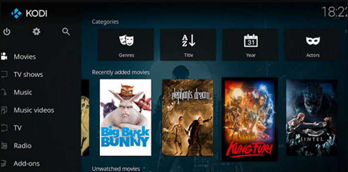 Linux alternativo a Kodi VLC