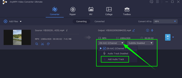 Convertisseur Ajouter audio