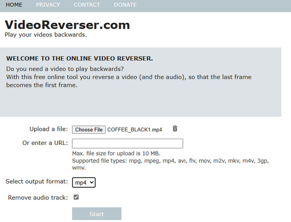 Video Reverser Reverser