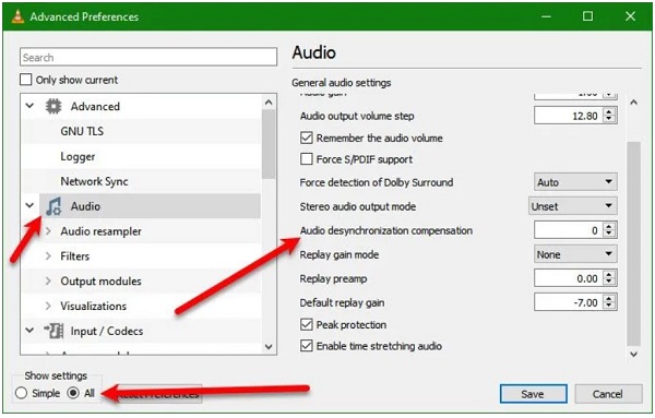 Desincronización de audio VCU