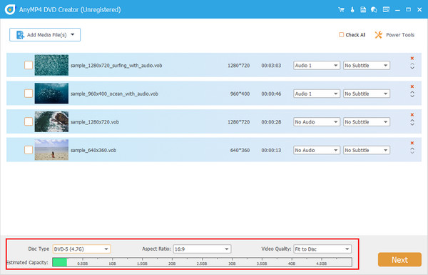 Ajustar la configuración de DVD AnyMP4