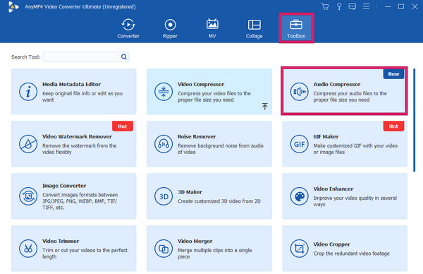 Sélection du compresseur audio PC