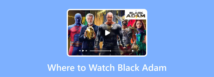 Waar kun je Black Adam bekijken?