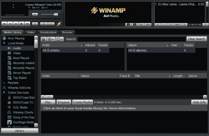 Qu'est-ce que le logiciel Winamp