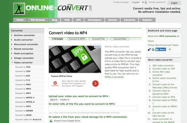 Convertire online