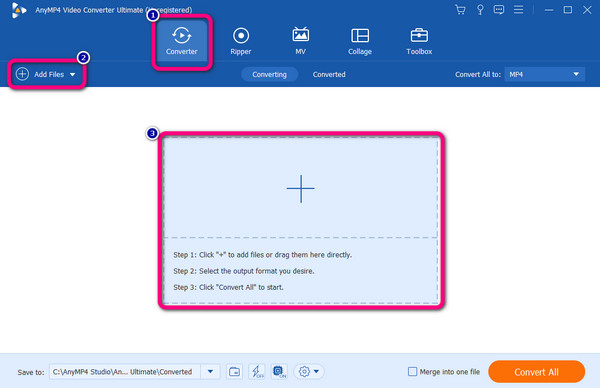 Convertermenu en Bestanden Plus