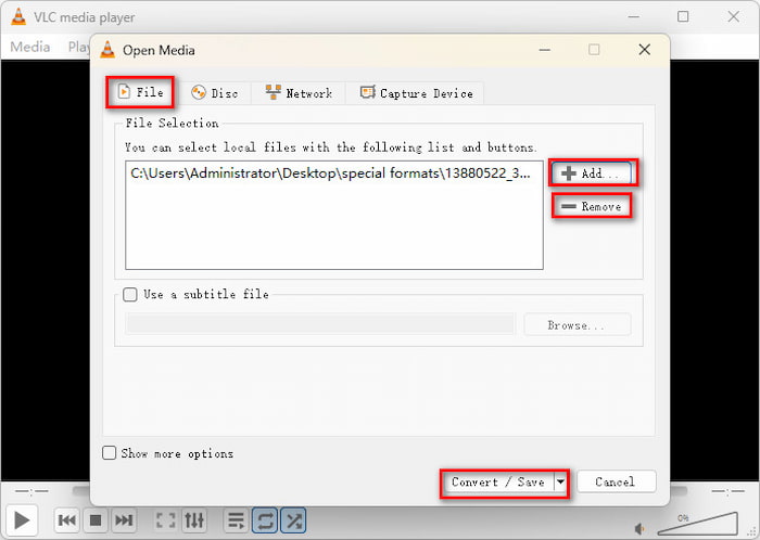 Vlc import Mkv