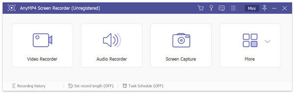 Choose screen recording feature