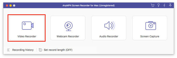 Válassza a Video Recorder Mac lehetőséget