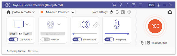 Make audio video recording settings