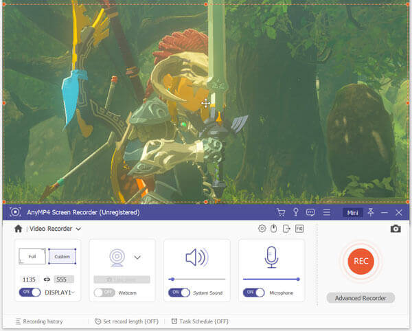 Registra il gameplay del cambio