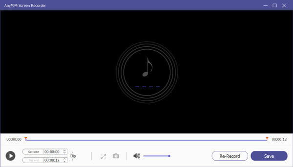 View Recorded Audio