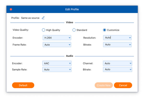 Adjust Custom parameters