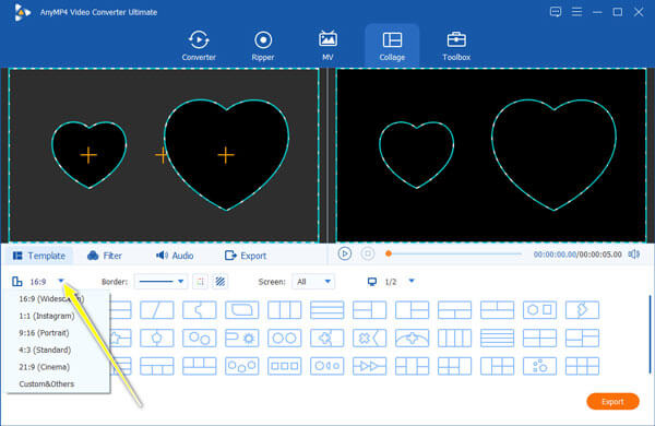 Adjust Split Screen Border Ratio