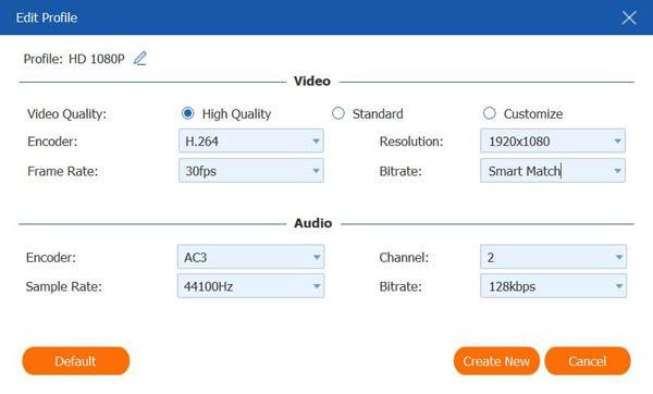 Ajustar la configuración de video