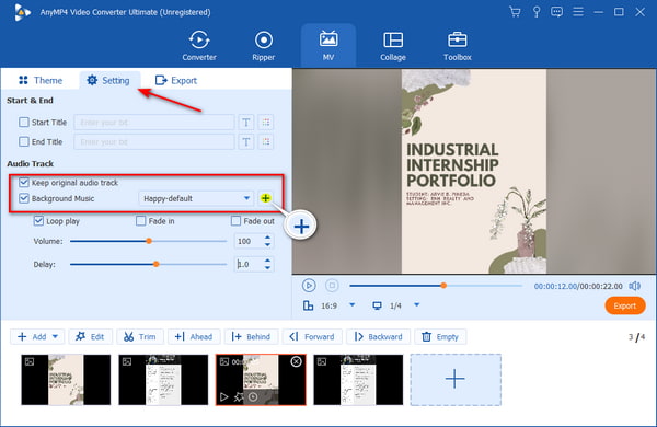 バックグラウンドミュージックのBluraycopyを変更する