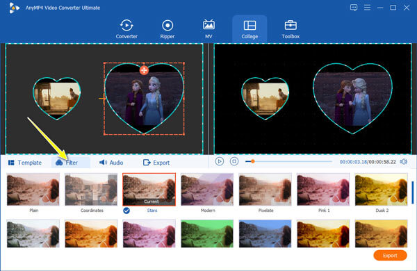 Edit Split Screen Video Filter Wholly