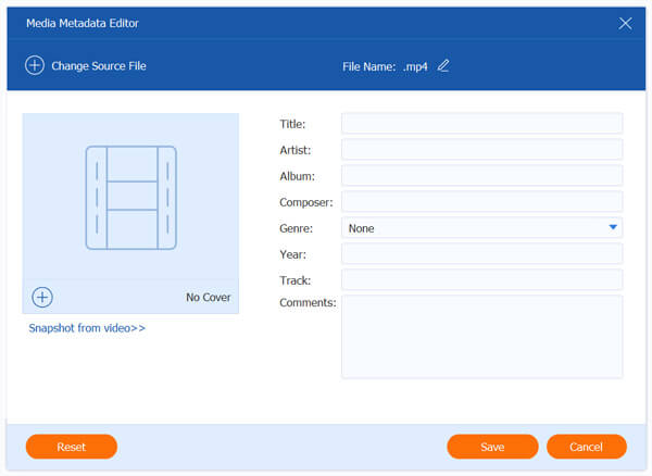 Videometadata-informatie bewerken