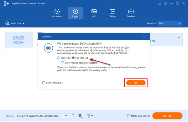 Выберите Full Title Video Converter Ultimate