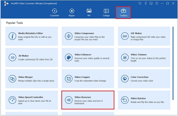 Inverseur vidéo VCU Toolbox