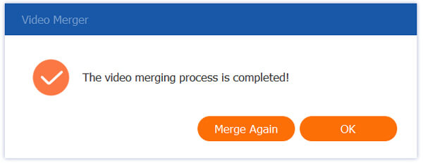 Video MErging Process is Completed