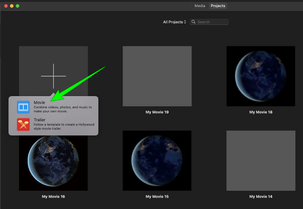 Filigran Ekle iMovie Mac Yeni