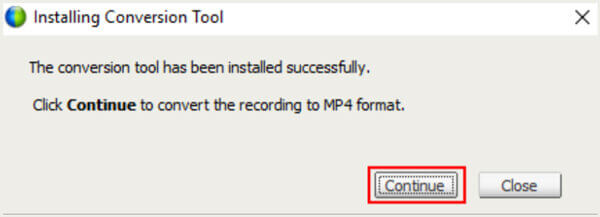 Installieren Sie das ARF to MP4 Conversion Tool