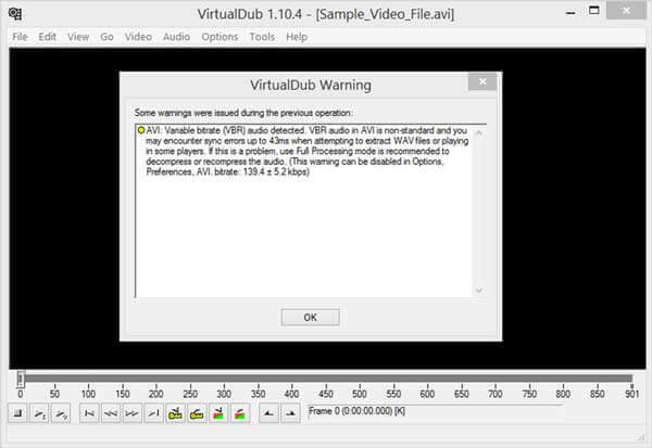 VirtualDub Screen