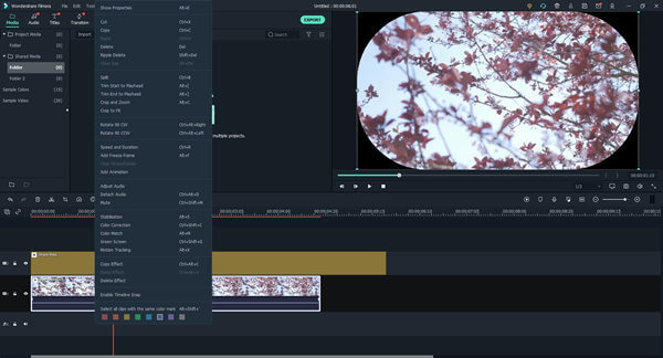 Edytor wideo Filmory
