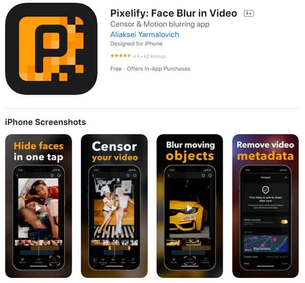 Pixelify Face Blur-Video