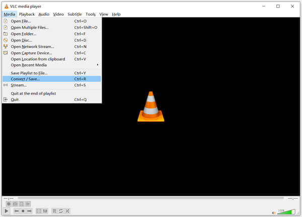 VLC Конвертировать Сохранить