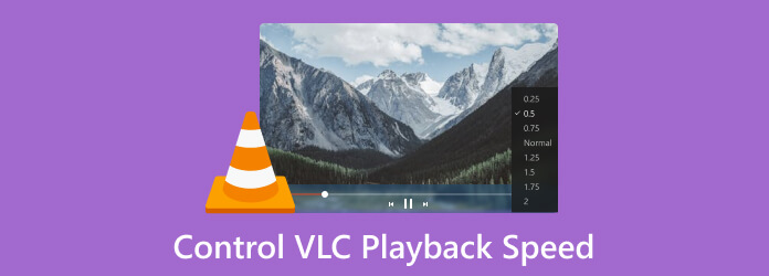 Styr VLC-afspilningshastighed