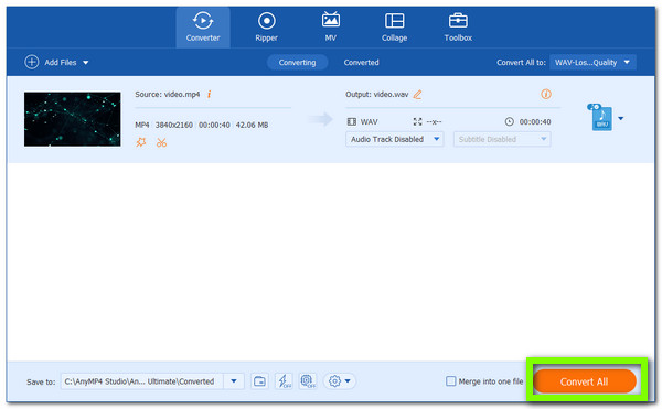 Botão de conversão final do Blu-ray Master Video Converter