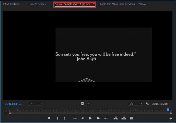 How To Crop Video In Premiere Preview Video