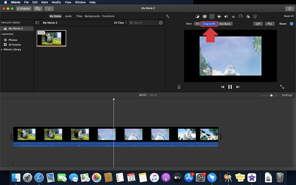 iMovie Crop To Fill