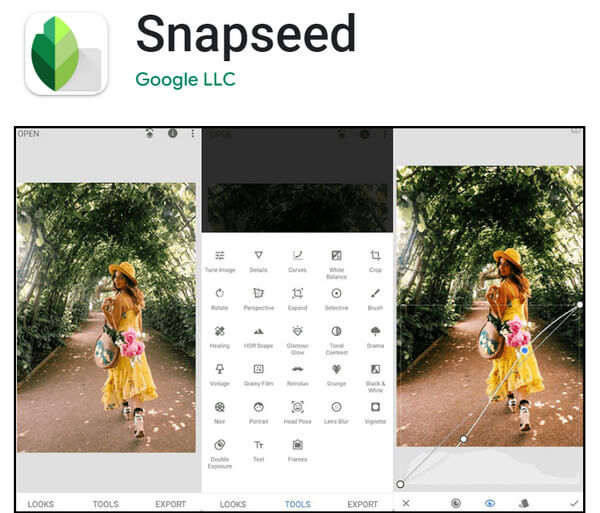 Snapseed-Filter-App für Android