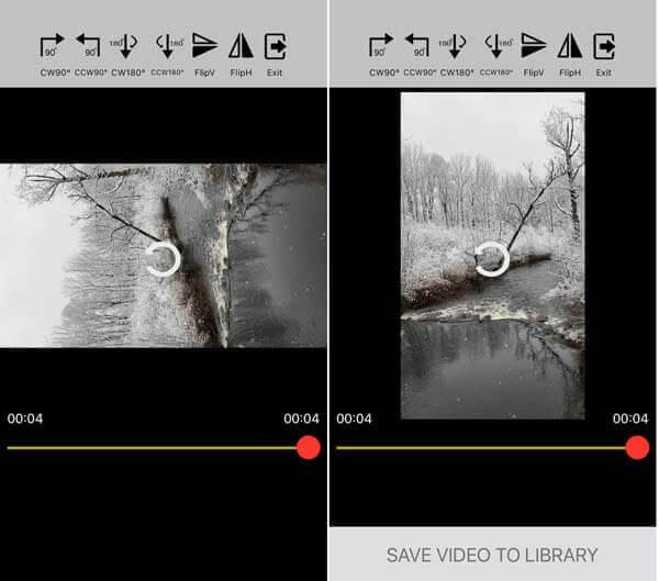 Video roteren + spiegelen