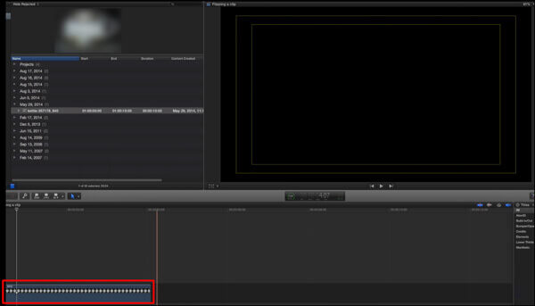 Final Cut Pro'ya Video Ekle