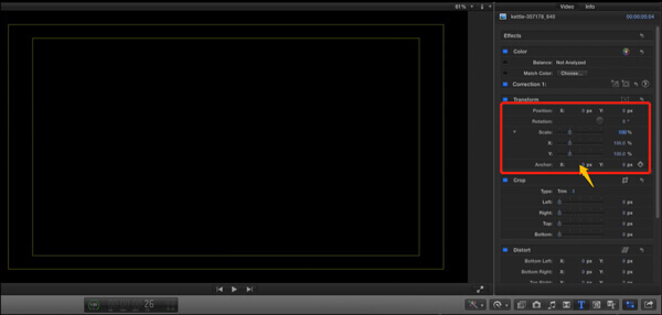Cómo voltear vídeo en Final Cut Pro
