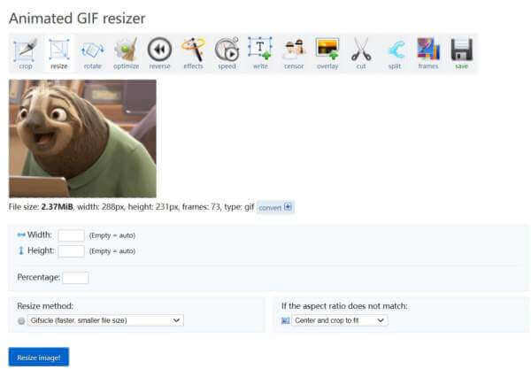 EZGIF Resizer