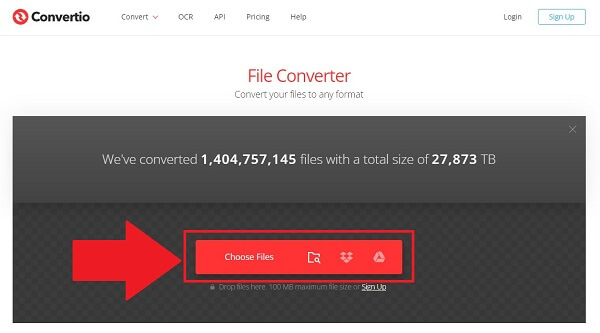 Converti file di input