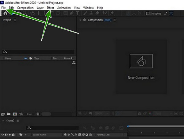 After Effects aclara el vídeo