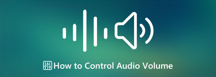 Como controlar o volume do áudio