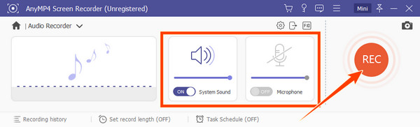 Micro sur enregistreur audio