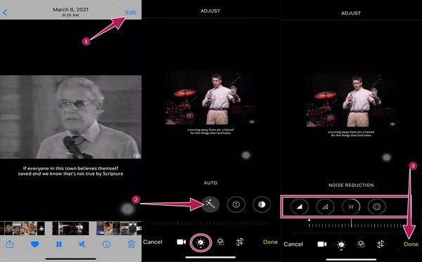iPhone Photoos Enhance Video