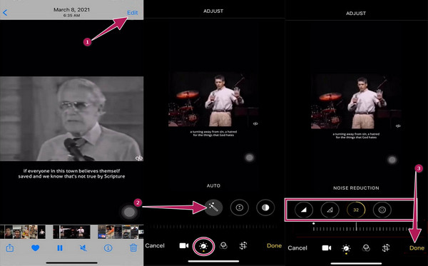 iPhone Photoos Enhance Video