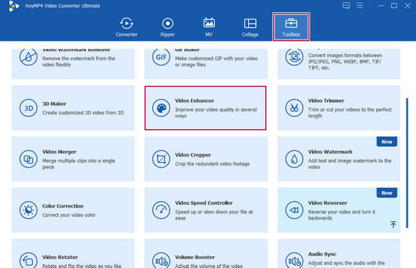 Single Toolbox Section